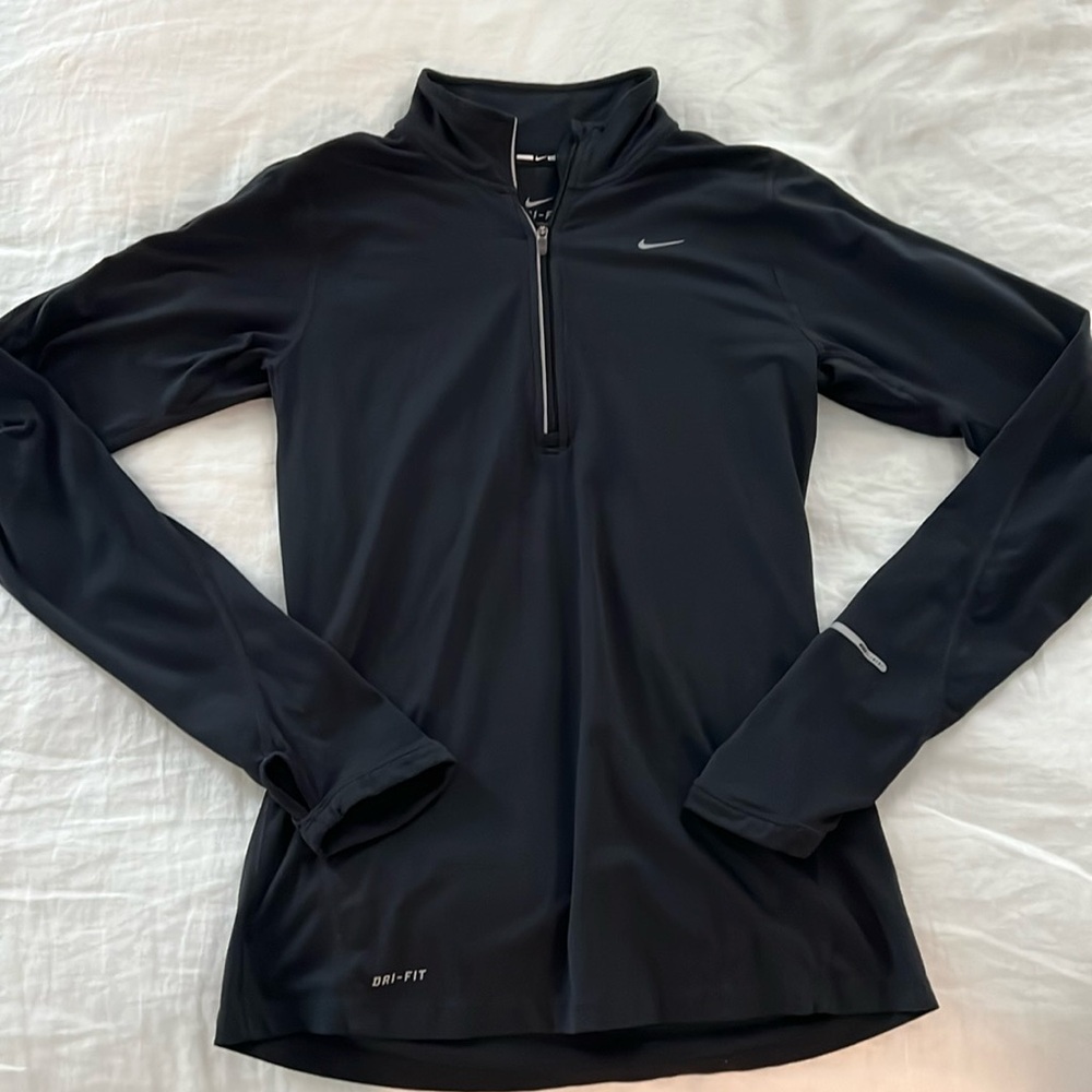Nike Dri-Fit Quarter Zip - Black
